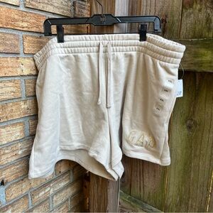 GAP Beige Fleece Lounge Shorts